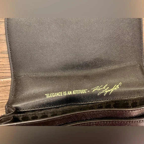 Karl Lagerfeld Black Studded Crossbody Bag - Picture 6 of 8